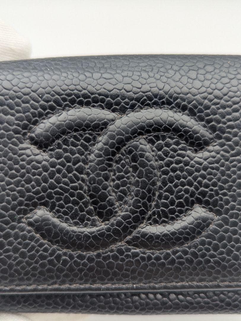 【美品】シャネル キーケース ６連 キャビアスキン ココマーク CHANEL