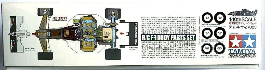 パ*ノ様 【タミヤ 1/10 RC ボディセット】F1 ティレル023&スポンサ