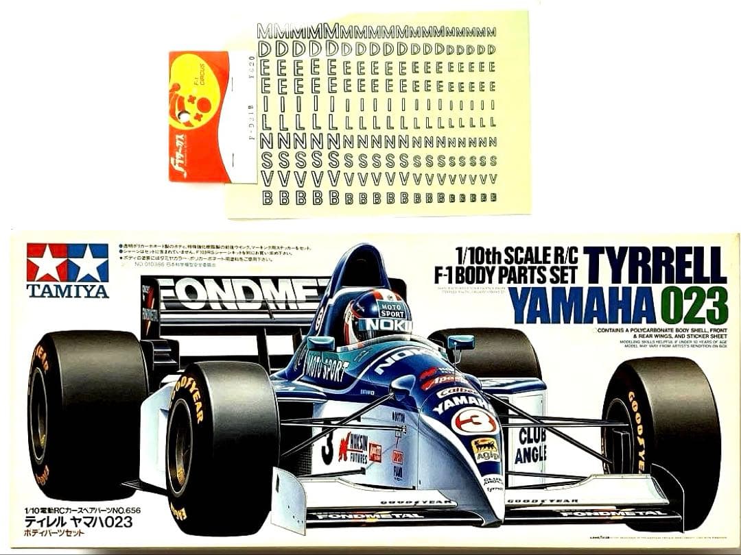 パ*ノ様 【タミヤ 1/10 RC ボディセット】F1 ティレル023&スポンサ