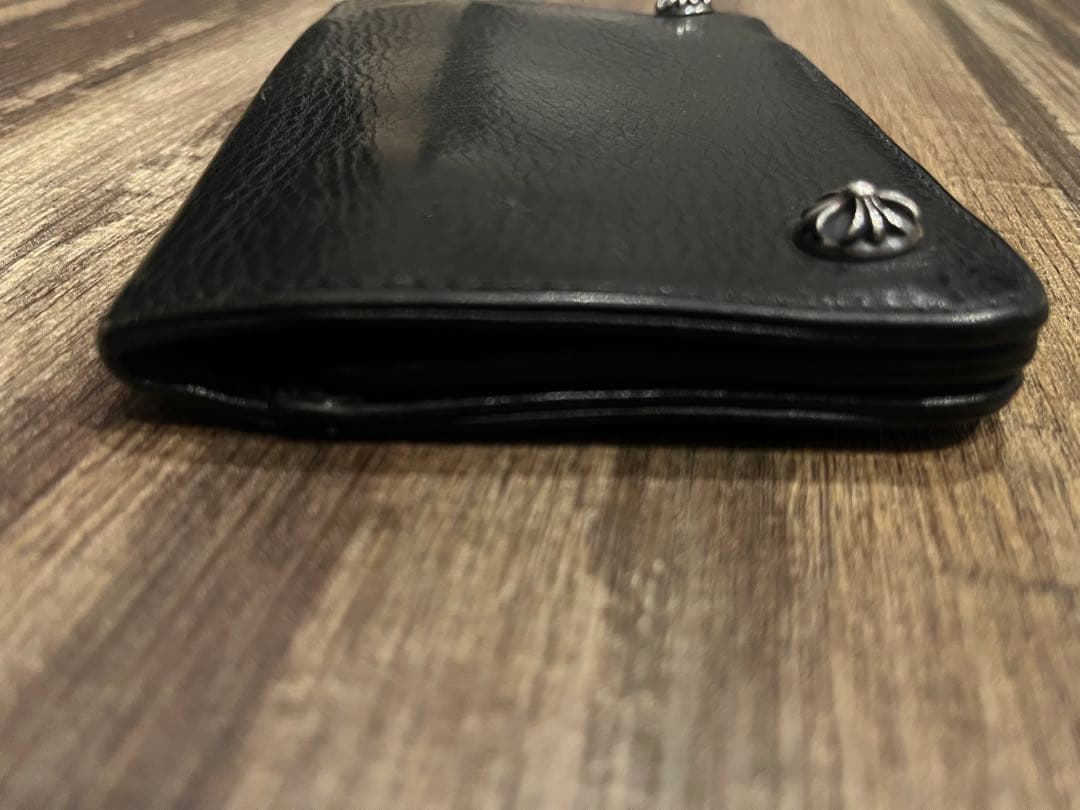 【希少】CHROME HEARTS クロスパッチ付き　2ZIPウォレット