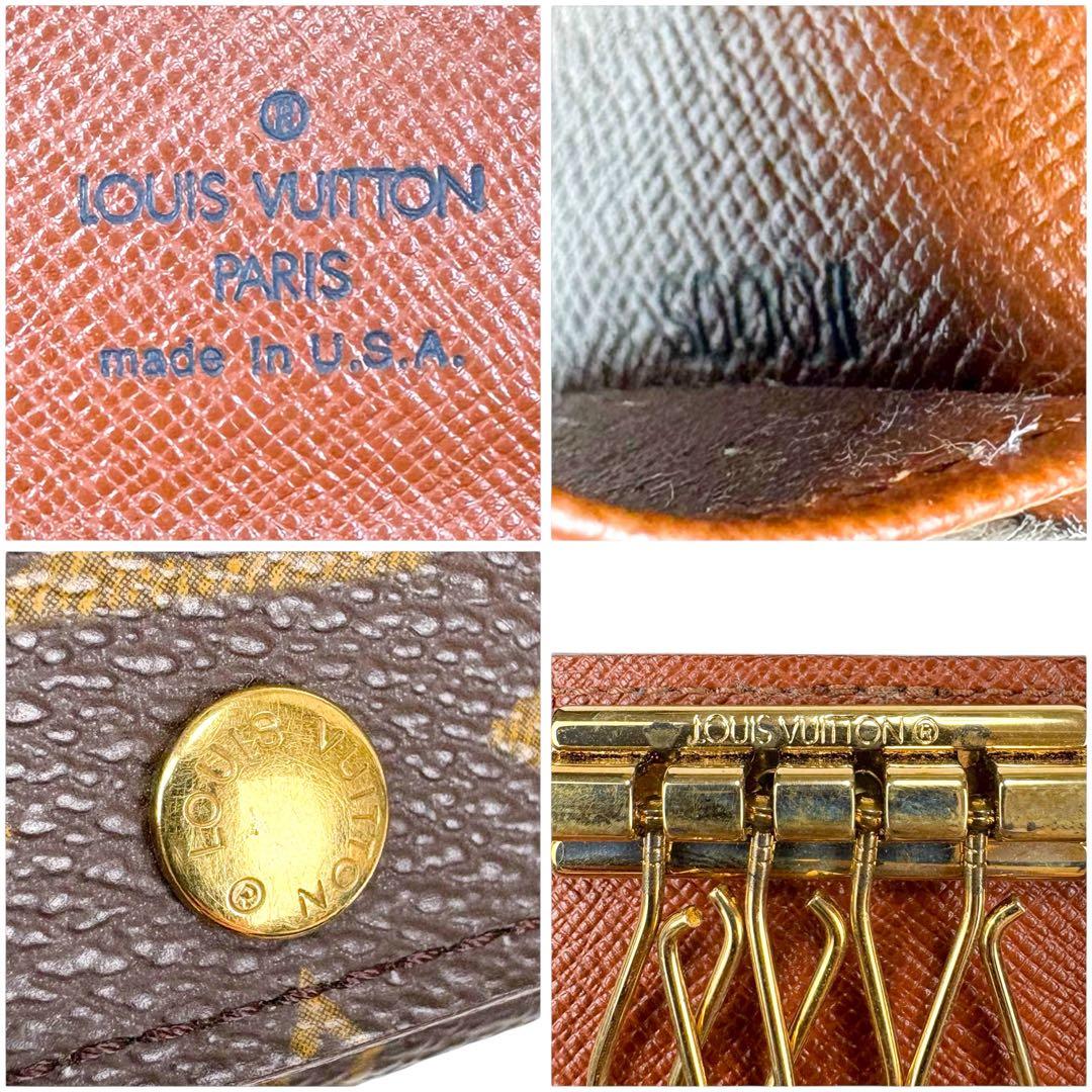 ルイヴィトン　LOUIS VUITTON ミュルティクレ　4連　キーケース