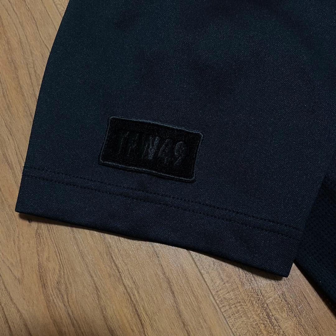 TFW49 モックネック　Tシャツ ブラック　L junhashimoto