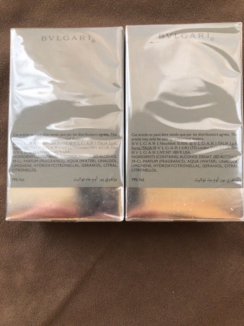 新品未使用　BVLGARI プールオム　オードトワレ　香水　30ml　２本セット