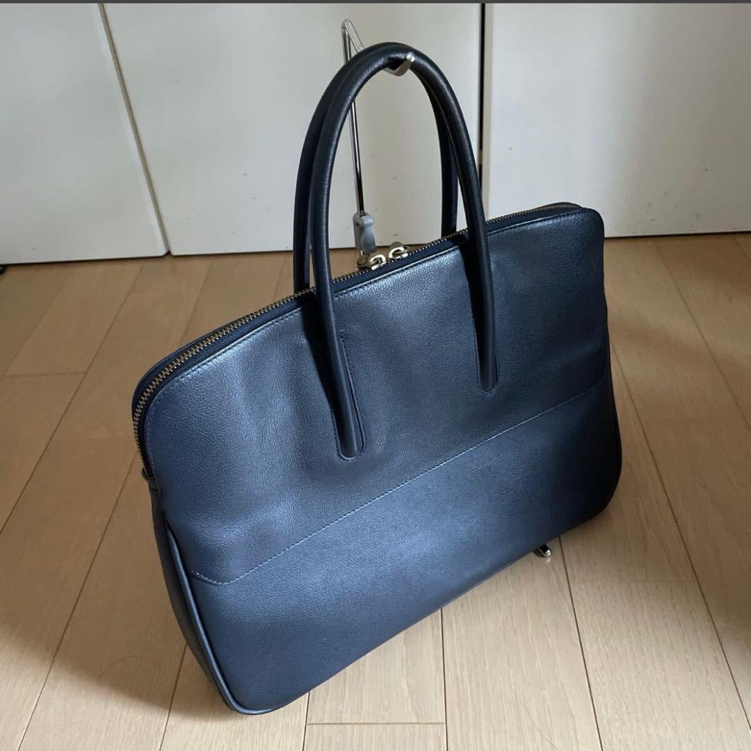 ユナイテッドアローズ別注トフ＆ロードストーン　ビジネスバッグ　中古　ネイビー