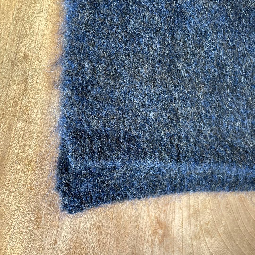 45rpmアルパカ混縮絨ウールフードコート