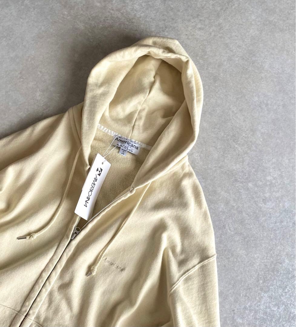 Americana オーバーサイズ コクーン ロング パーカー フーディ 日本製
