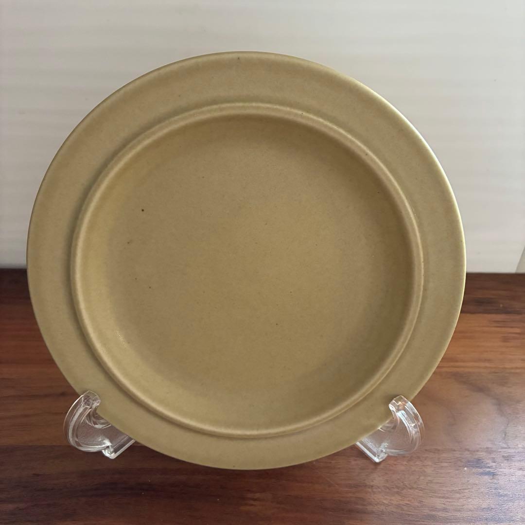 Arabia　Sモデル　プレート　20cm　特別色　ベージュ　パン皿　ケーキ皿