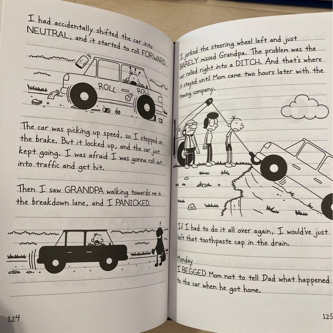 DIARY of a Wimpy Kid グレッグのダメ日記　英語　5冊セット