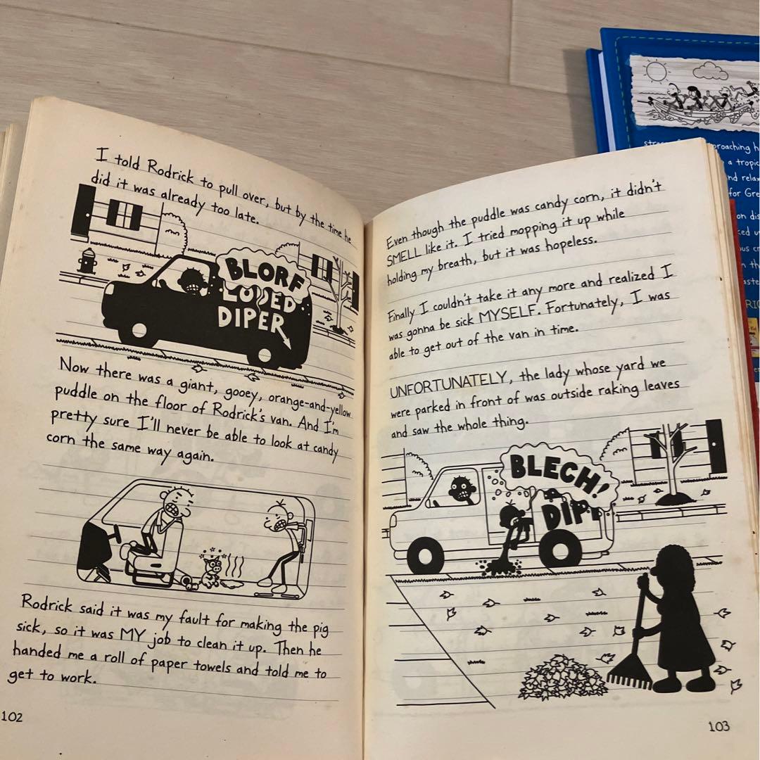 DIARY of a Wimpy Kid グレッグのダメ日記　英語　5冊セット