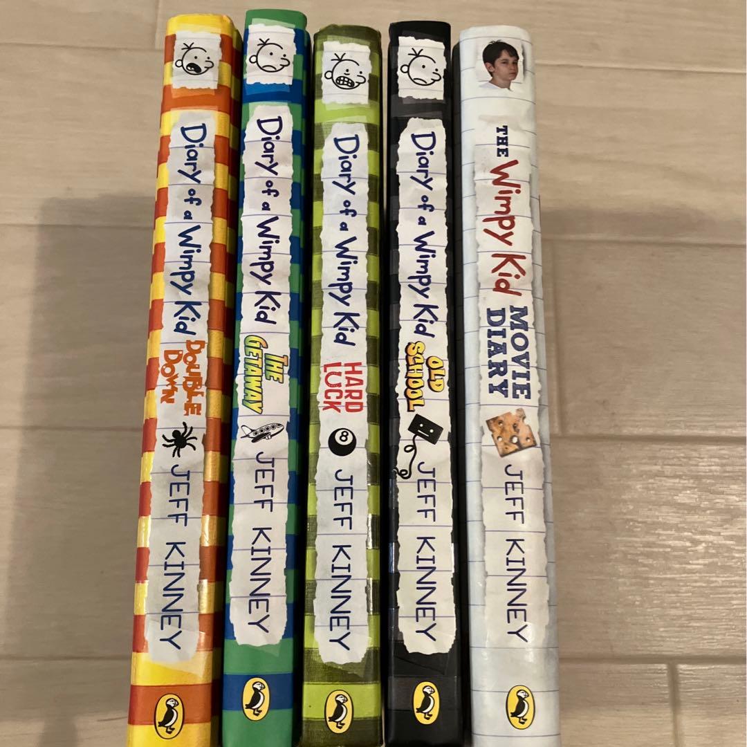 DIARY of a Wimpy Kid グレッグのダメ日記　英語　5冊セット