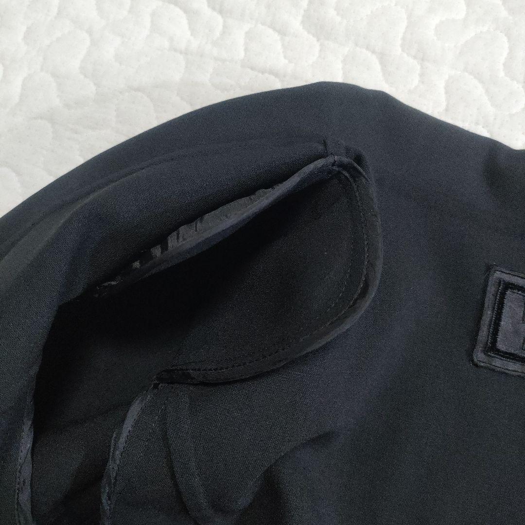 美品✨FOXEY　ショールカラーダブルジャケット　黒　ウッドボタン　38