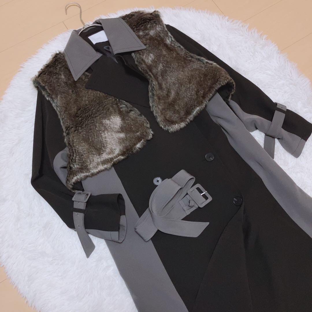 F*e様 HARE⭕️極美品　ファーベストハイショクコート　ロング　クリーニング