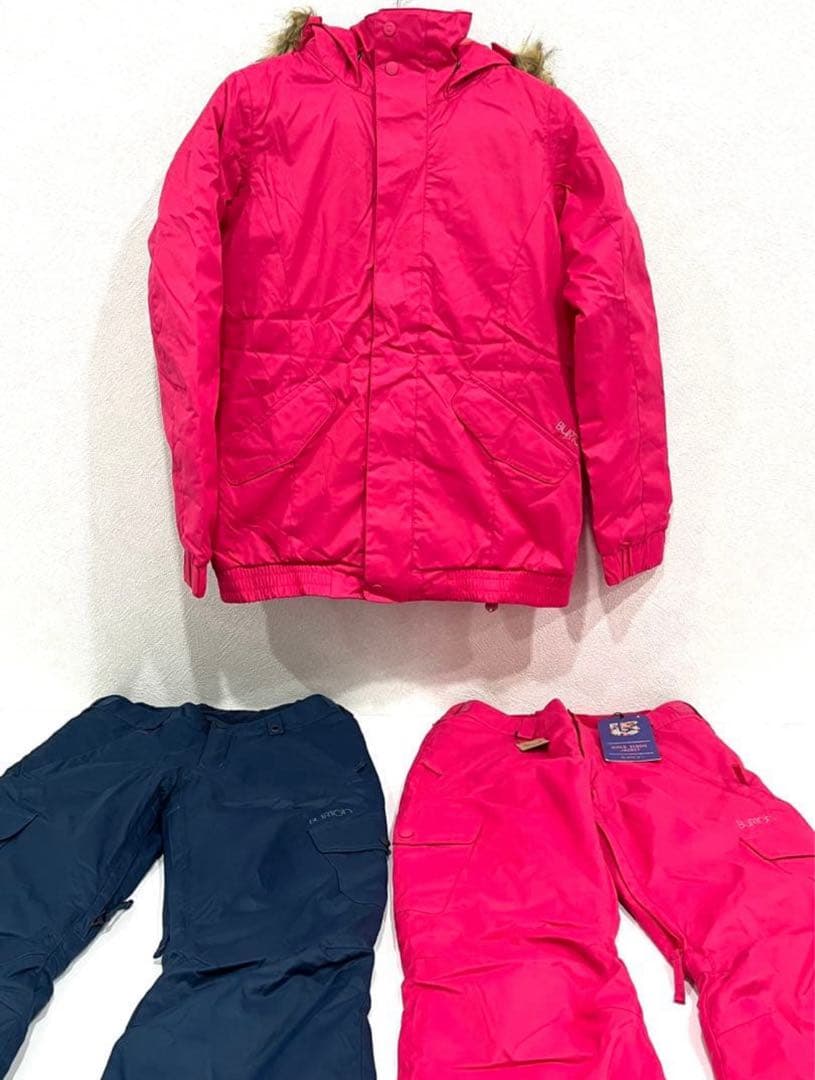 h871美品　BURTON バートン　スノーボードウェア　上下3点セット