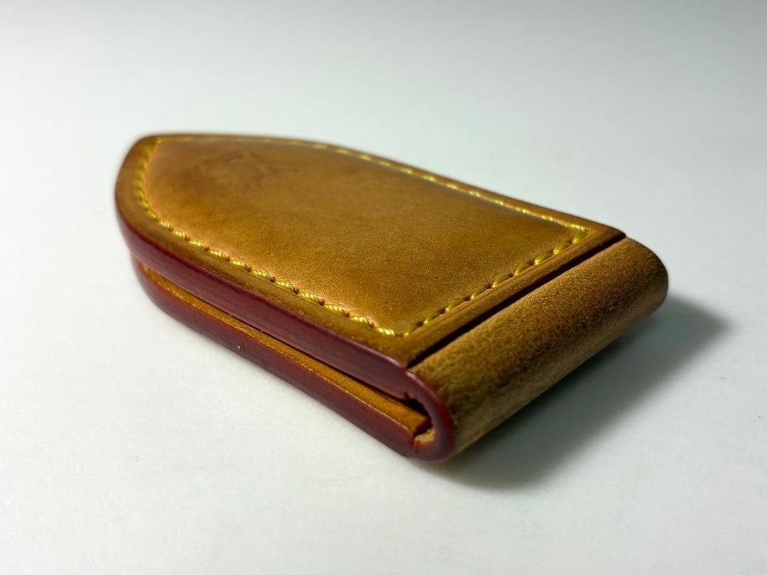 ルイ・ヴィトン　ヌメ革　マネークリップ　パンス・ア・ビエ