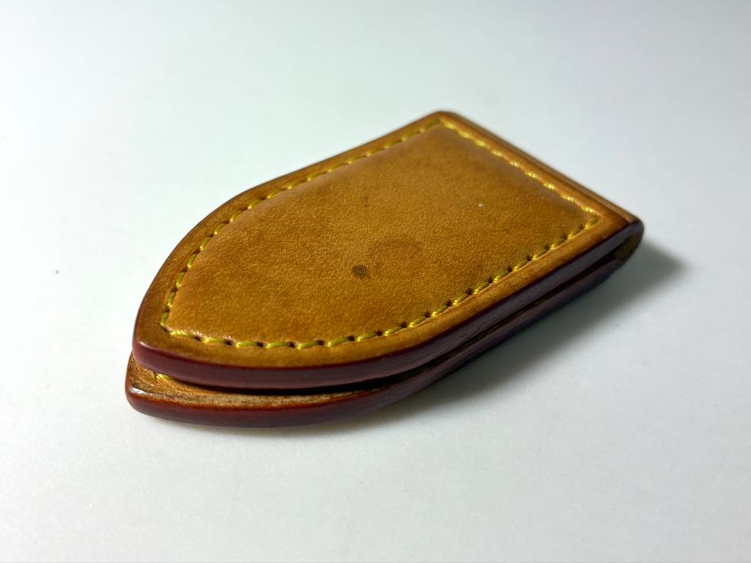 ルイ・ヴィトン　ヌメ革　マネークリップ　パンス・ア・ビエ