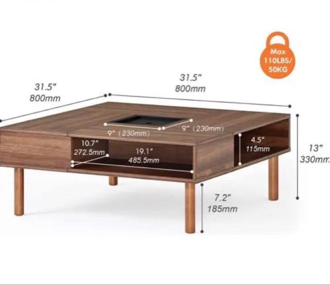 【美品／人気商品】ローテーブル センターテーブル WAMPAT