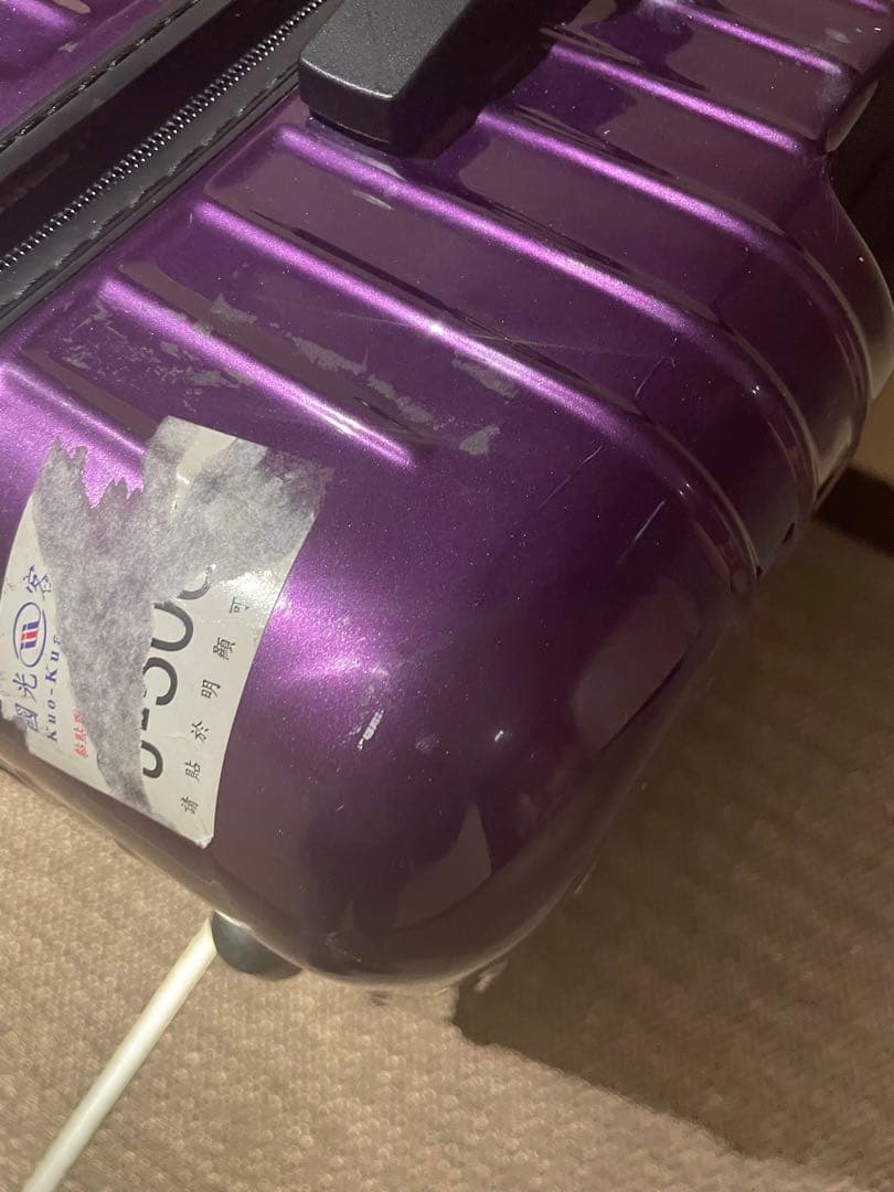 格安！RIMOWAスーツケース (サルサエアー　65L パープル)