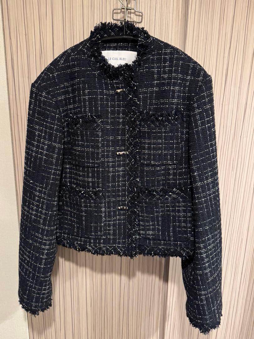 ルシェルブルー　ツイードジャケット サイズ36