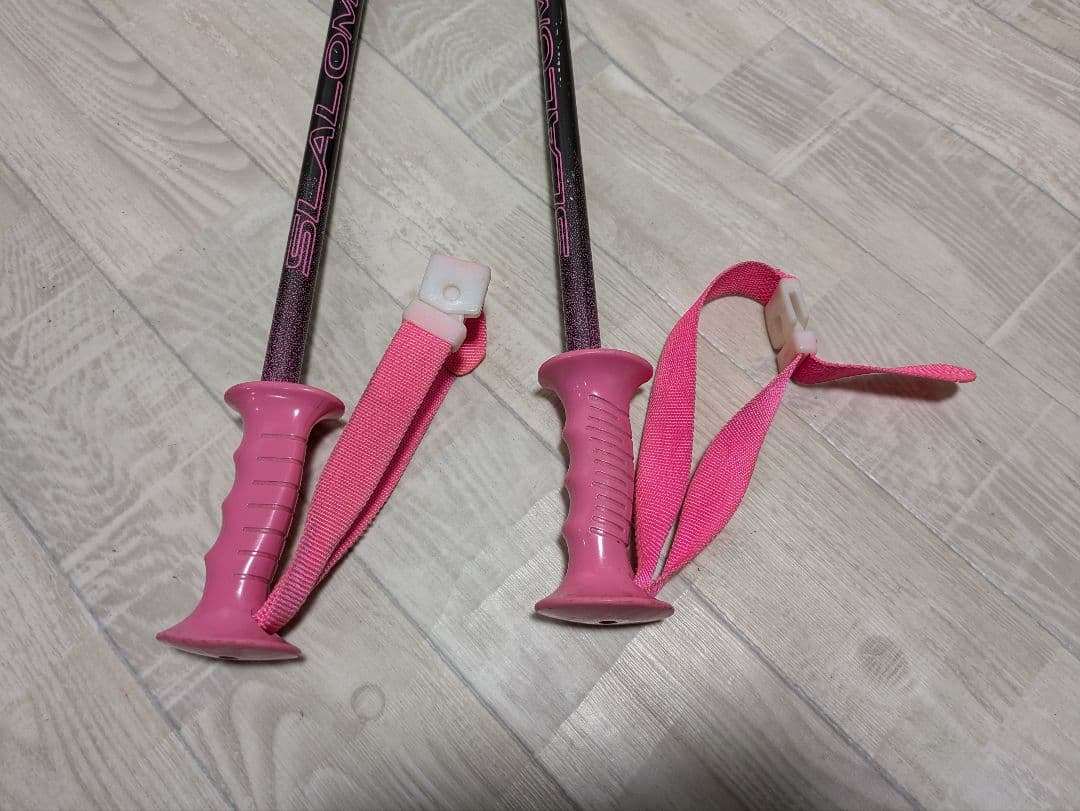 ATOMIC ピンク スキーセット ストック付き