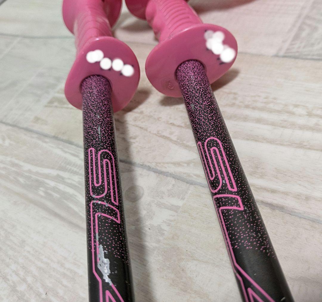 ATOMIC ピンク スキーセット ストック付き