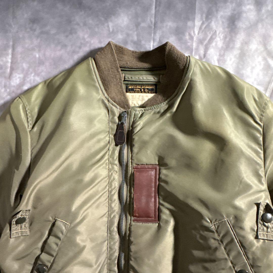 バズリクソンズ　B-15B（MOD.） フライトジャケット　KHAKI 復刻