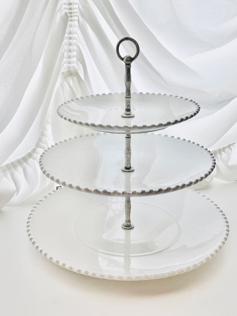 サラグレース　コスタノバ　パール　三段プレート