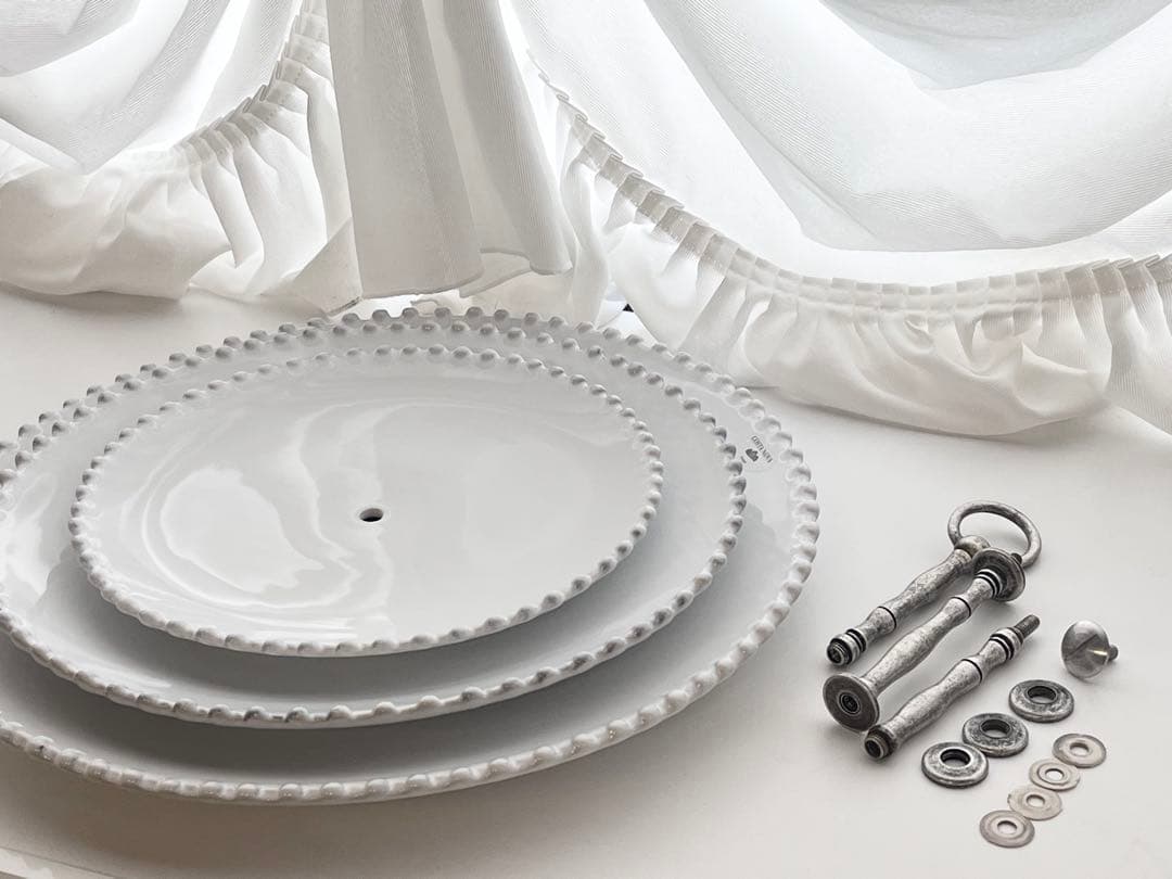 サラグレース　コスタノバ　パール　三段プレート