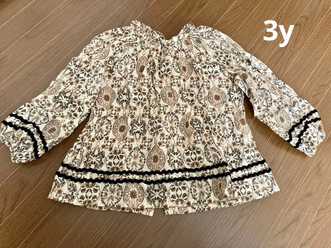 も*ん様 Bebe Organic ブラウス 3Y