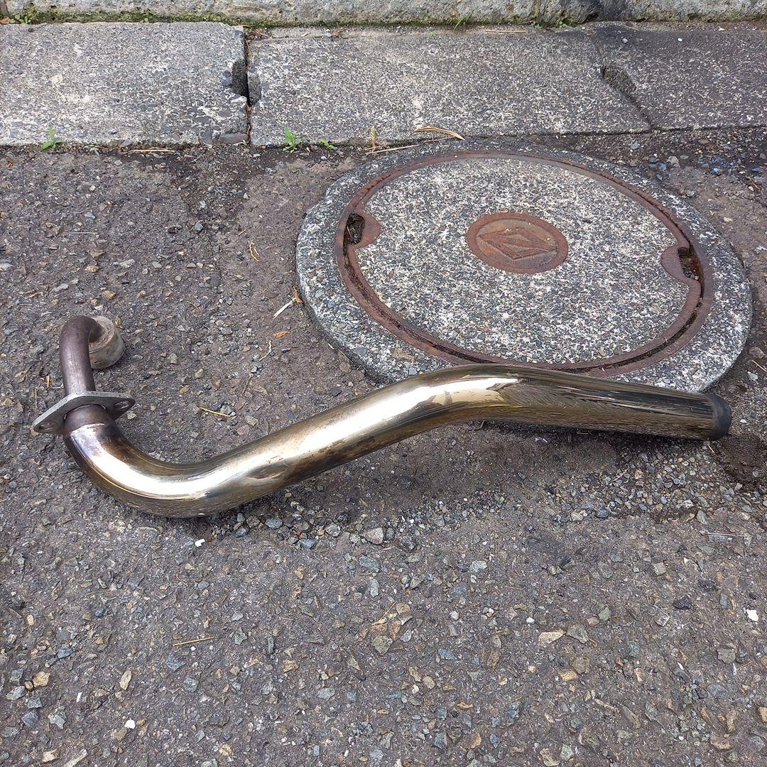 YAMAHA　ドラッグスター400用　社外マフラー　スーパートラップマフラー？