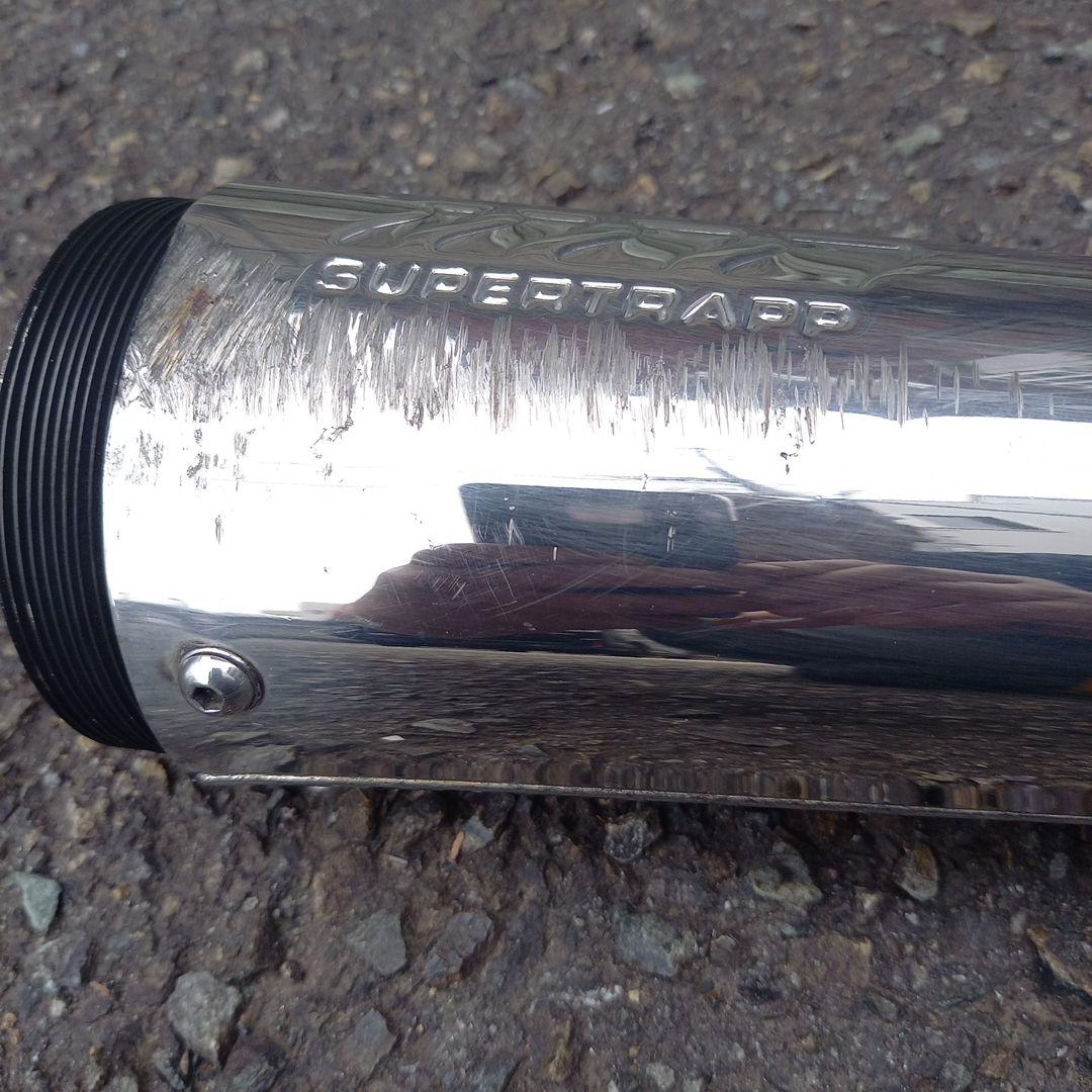 YAMAHA　ドラッグスター400用　社外マフラー　スーパートラップマフラー？