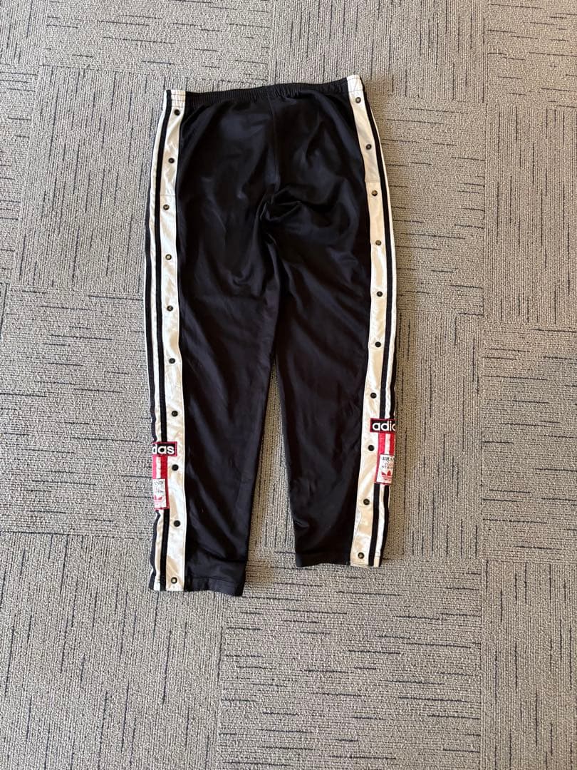 vintage 90s adidas スナップボタン付きトラックパンツ