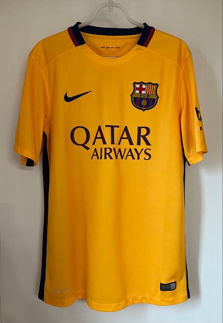@*8様 FC バルセロナ 15-16 イニエスタ アウェイ ユニフォーム セッ