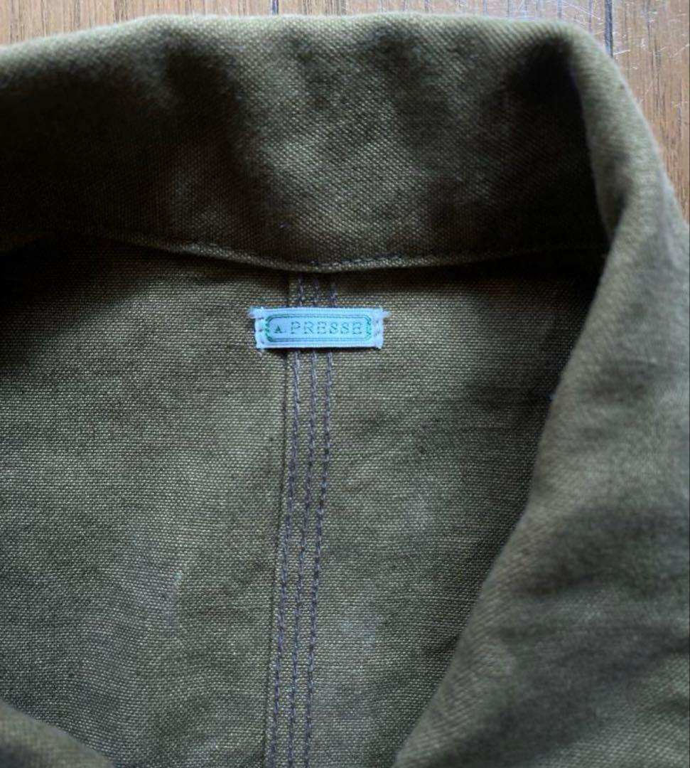 A.PRESSE Coverall Jacket アプレッセ　リネンカバーオール
