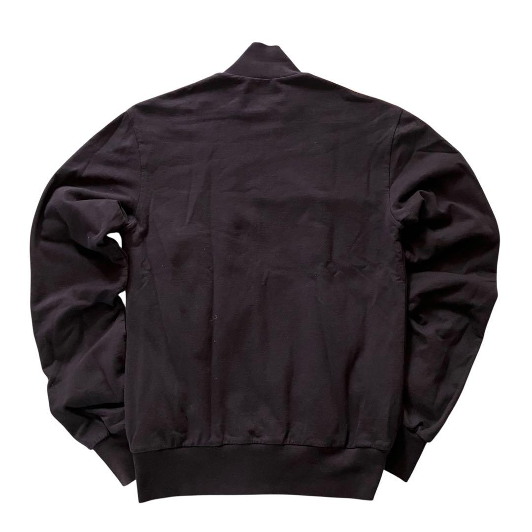 古着 イタリア製 ドルチェアンドガッバーナ ジップスウェットジャージ 黒ブラウン