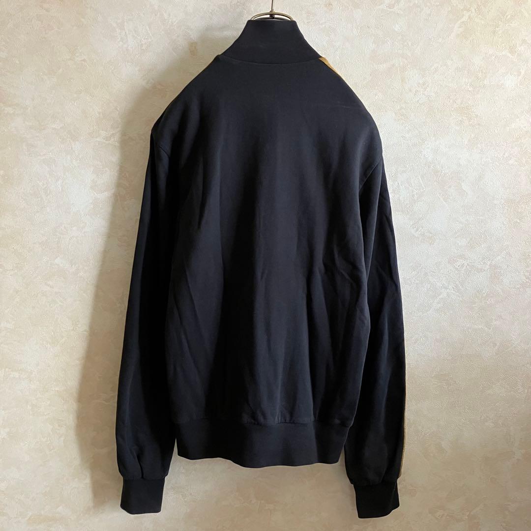 古着 イタリア製 ドルチェアンドガッバーナ ジップスウェットジャージ 黒ブラウン