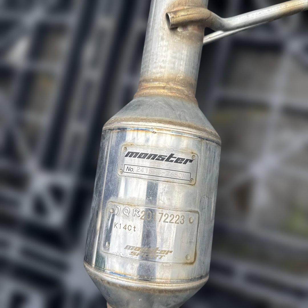 モンスタースポーツ　デュアルストリートマフラー　スイフトスポーツ