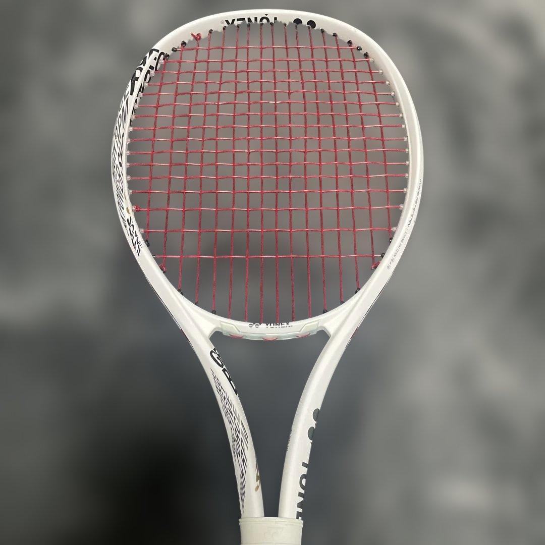 翔YONEX テニスラケット ホワイト/レッド