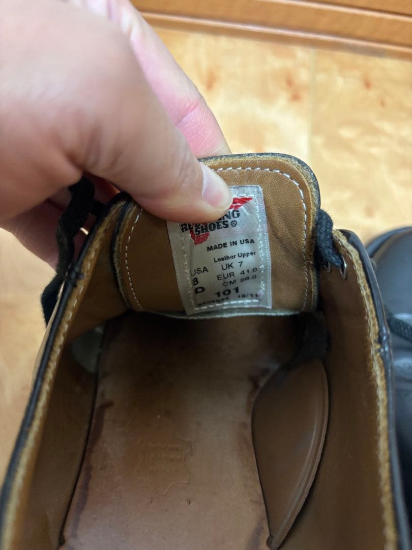 RED WING レッドウイング ポストマン 101 サイズ8D26.0cm