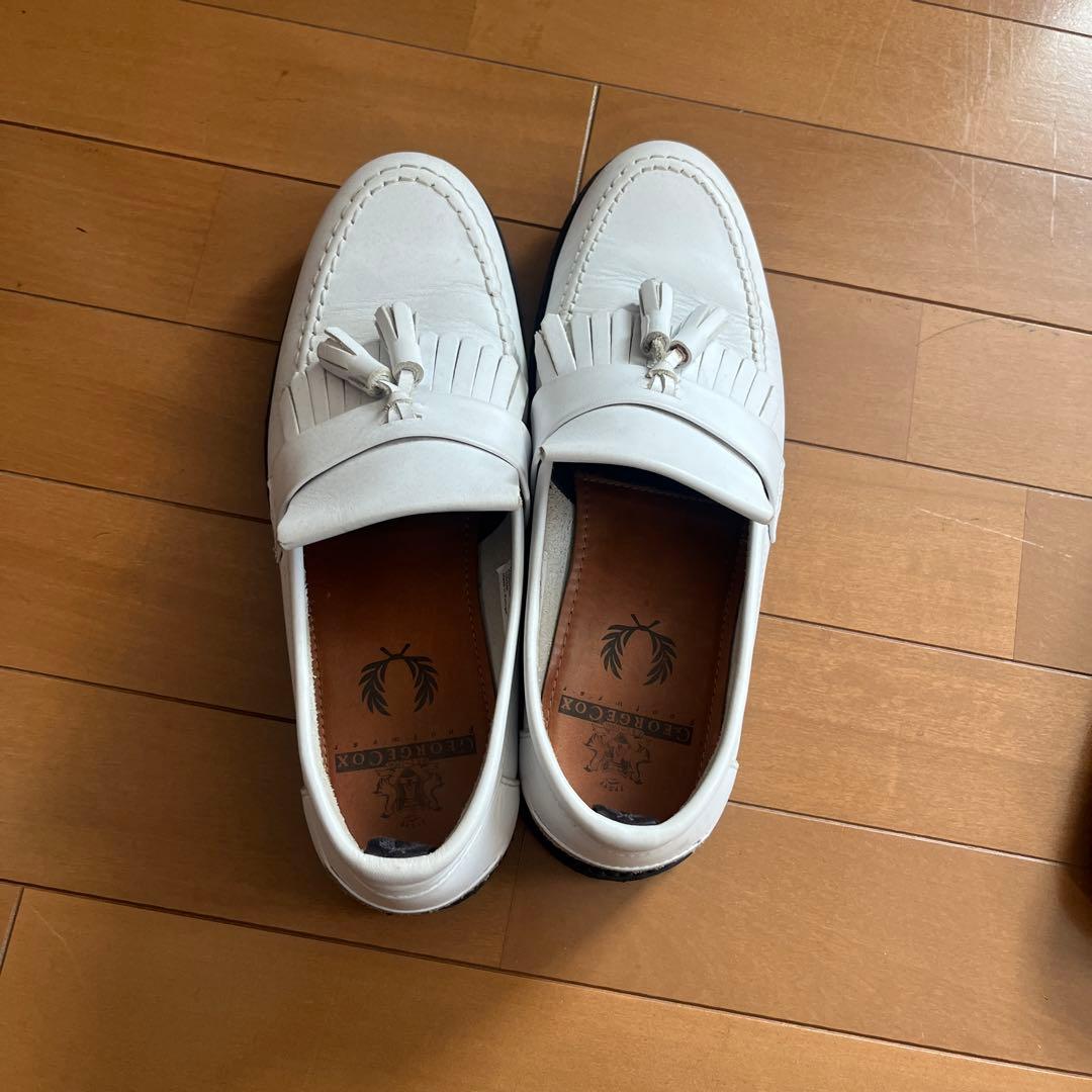 FRED PERRY x E COX タッセルローファー