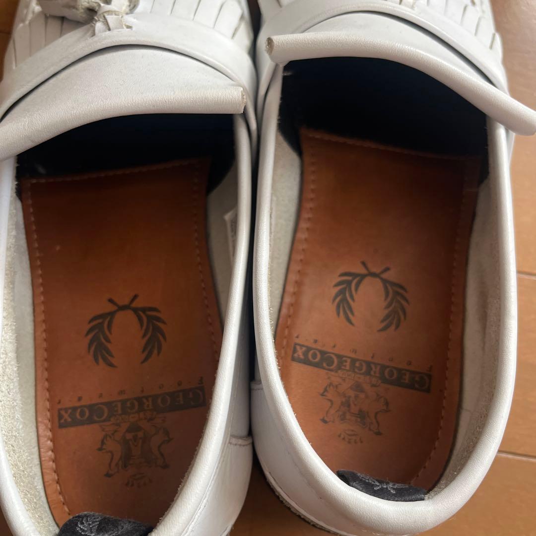 FRED PERRY x E COX タッセルローファー