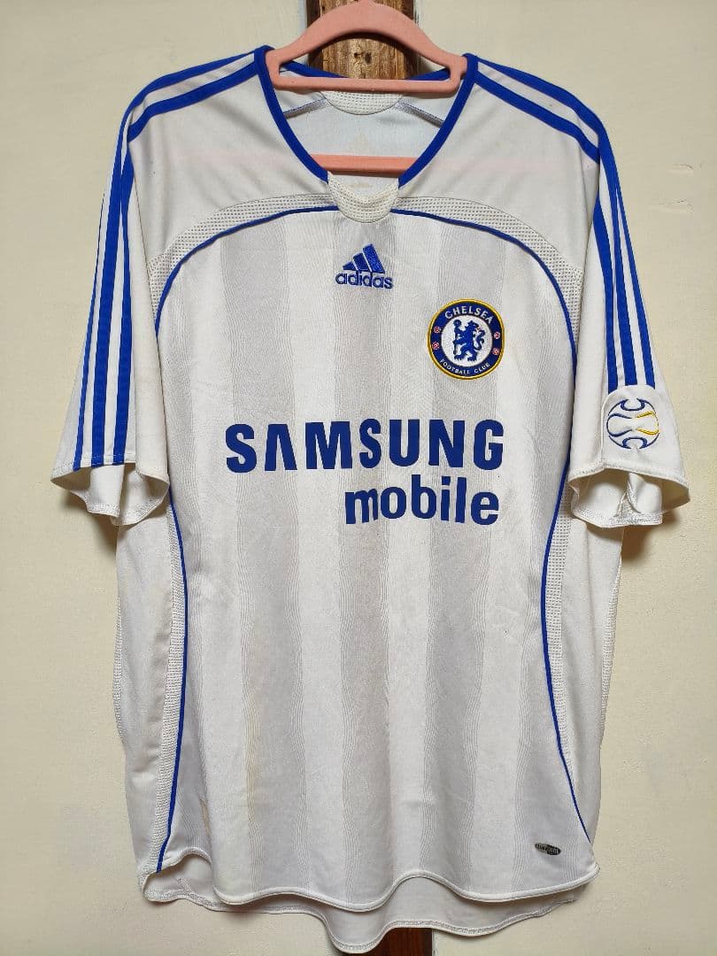 ウェア CHELSEA 2006-07 LAMPARD 8 UCL away Shirt