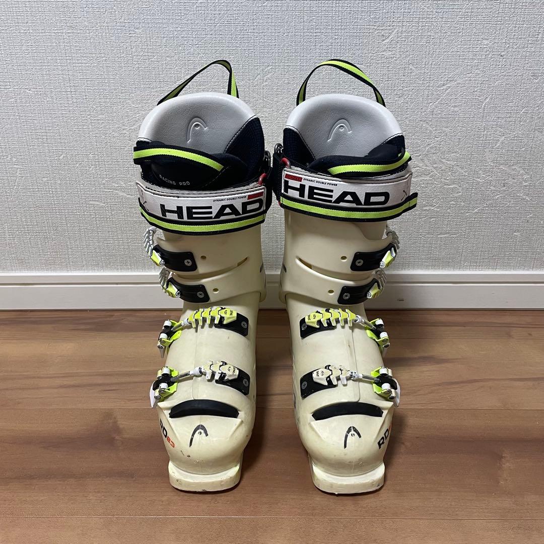 サロモン156cm HEAD上級ブーツ25.5cmストック付 メンテ済4点SET