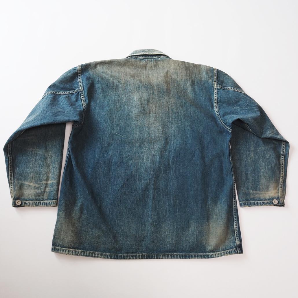 BEAMS BOY別注 バズリクソンズ USED DENIM PULLOVER