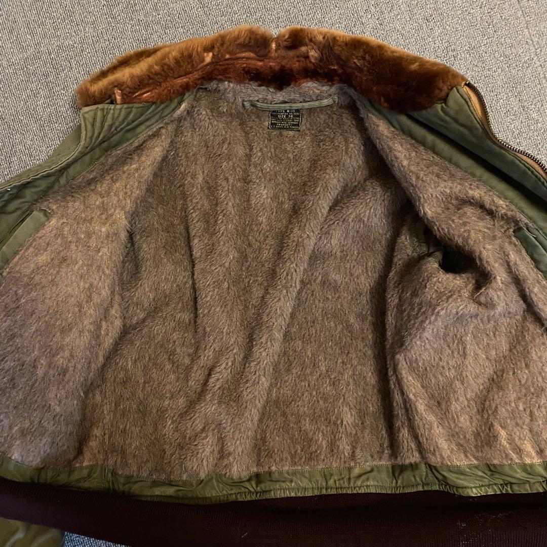 B-15 40's 実物 フライトジャケット ビンテージ