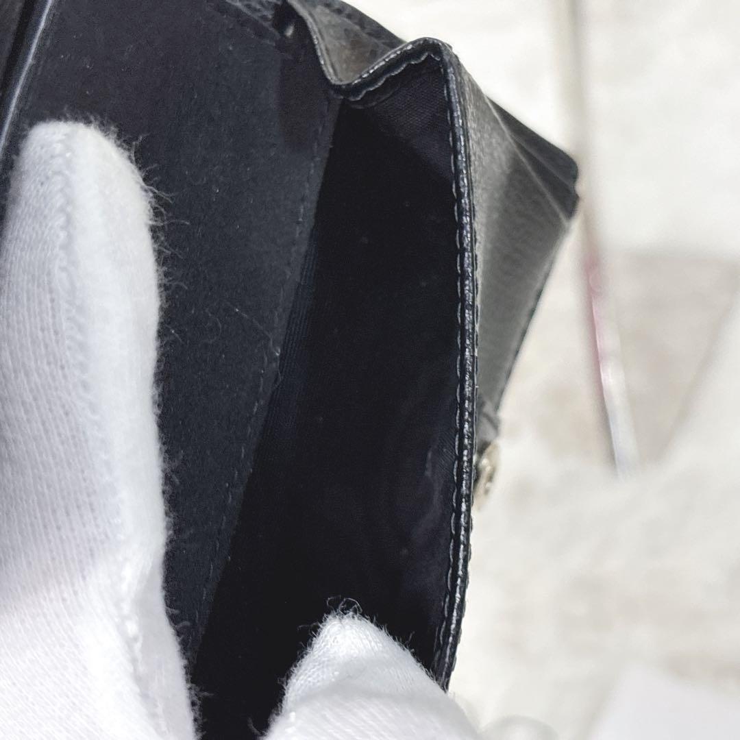 【未使用品級】　FURLA カメリア　コンパクトウォレット　折り財布　現行ロゴ