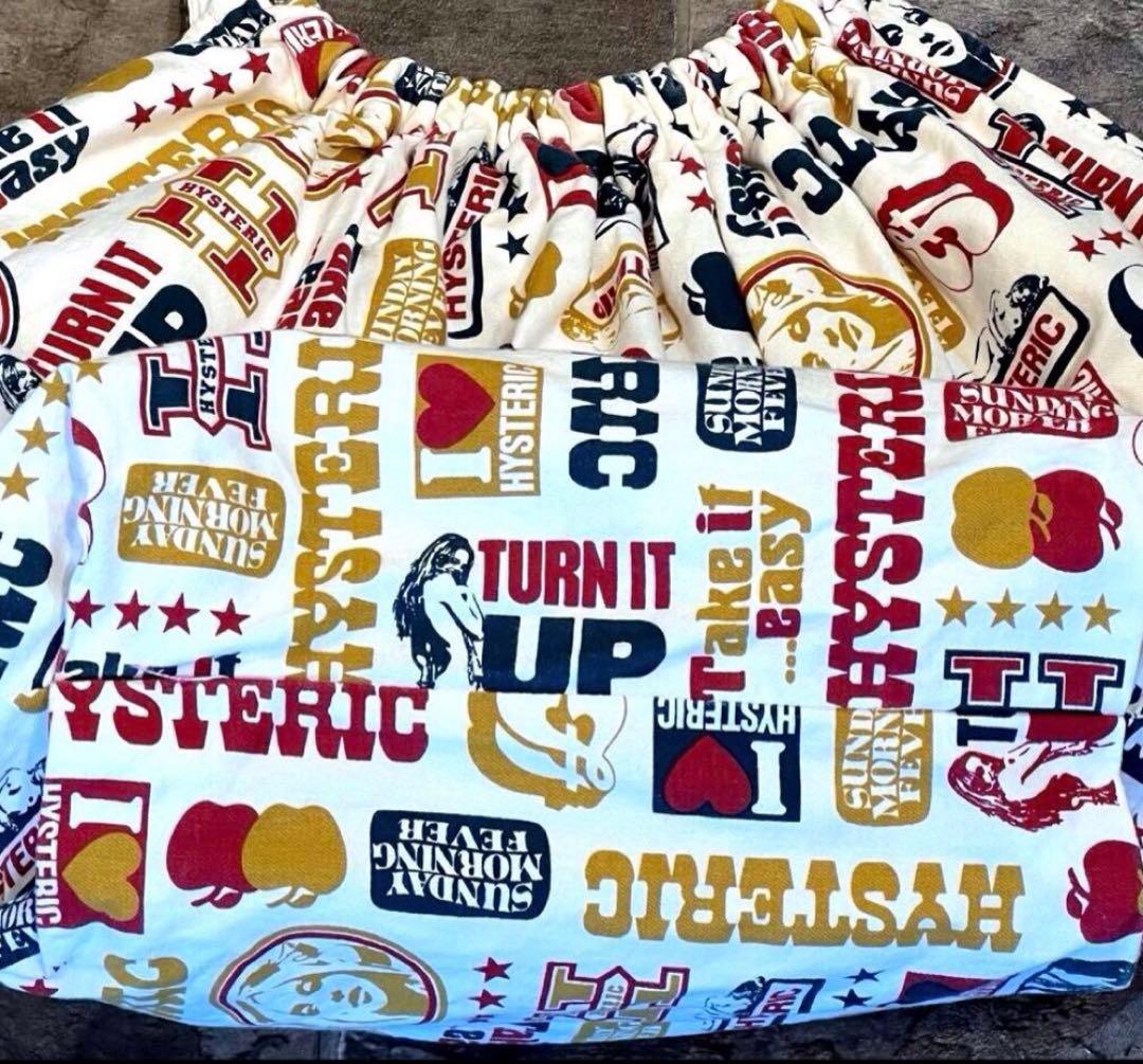 【極美品】HYSTERIC GLAMOUR ヒスガール ロゴ ポーチ付きバッグ大