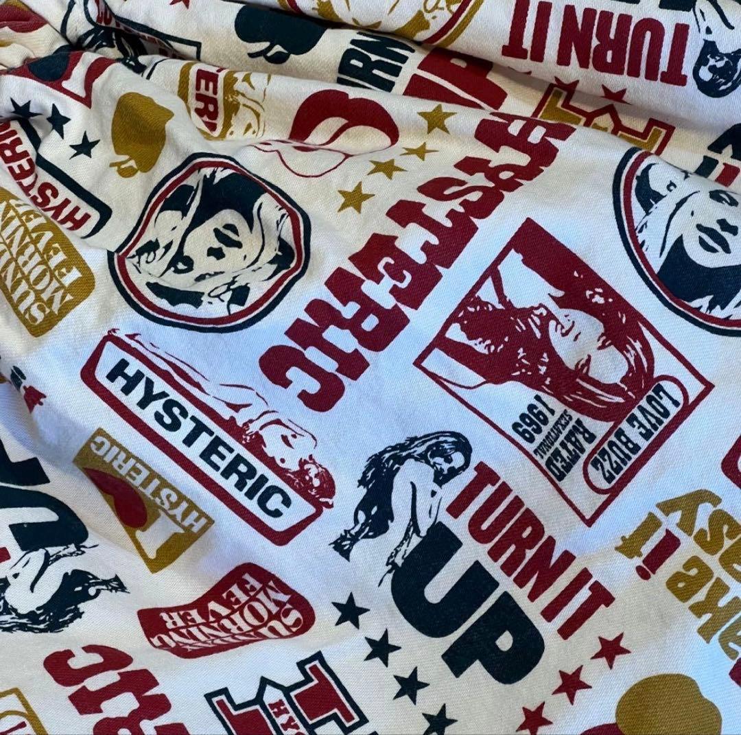 【極美品】HYSTERIC GLAMOUR ヒスガール ロゴ ポーチ付きバッグ大