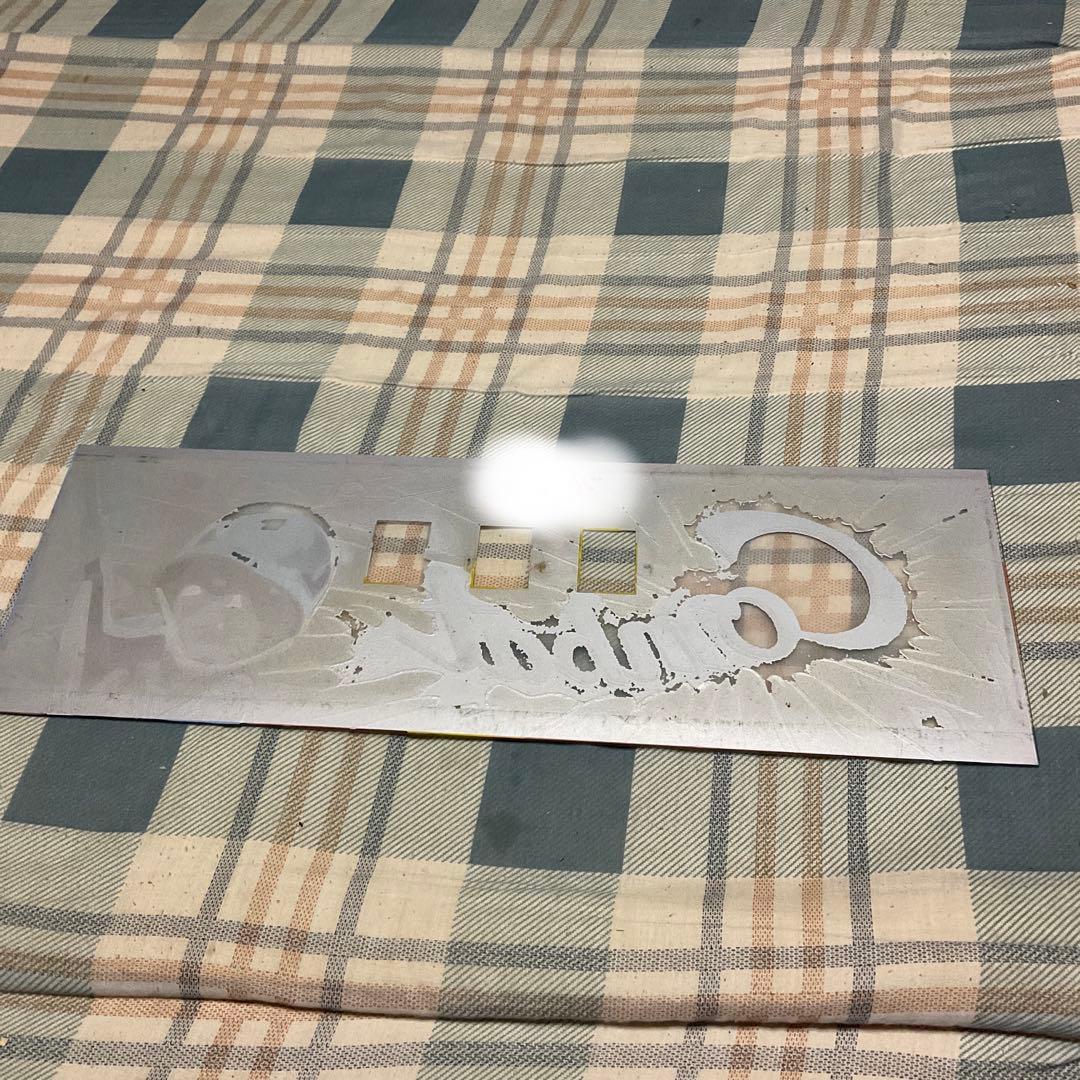 昔のピンボールゲームのスコアー板　【昭和レトロ　コンバット】