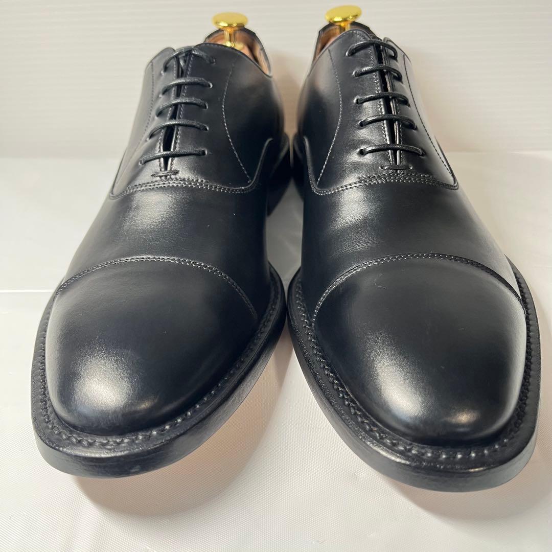 【美品】ポリーニ ストレートチップ 内羽根 レザー ビジネスシューズ 26