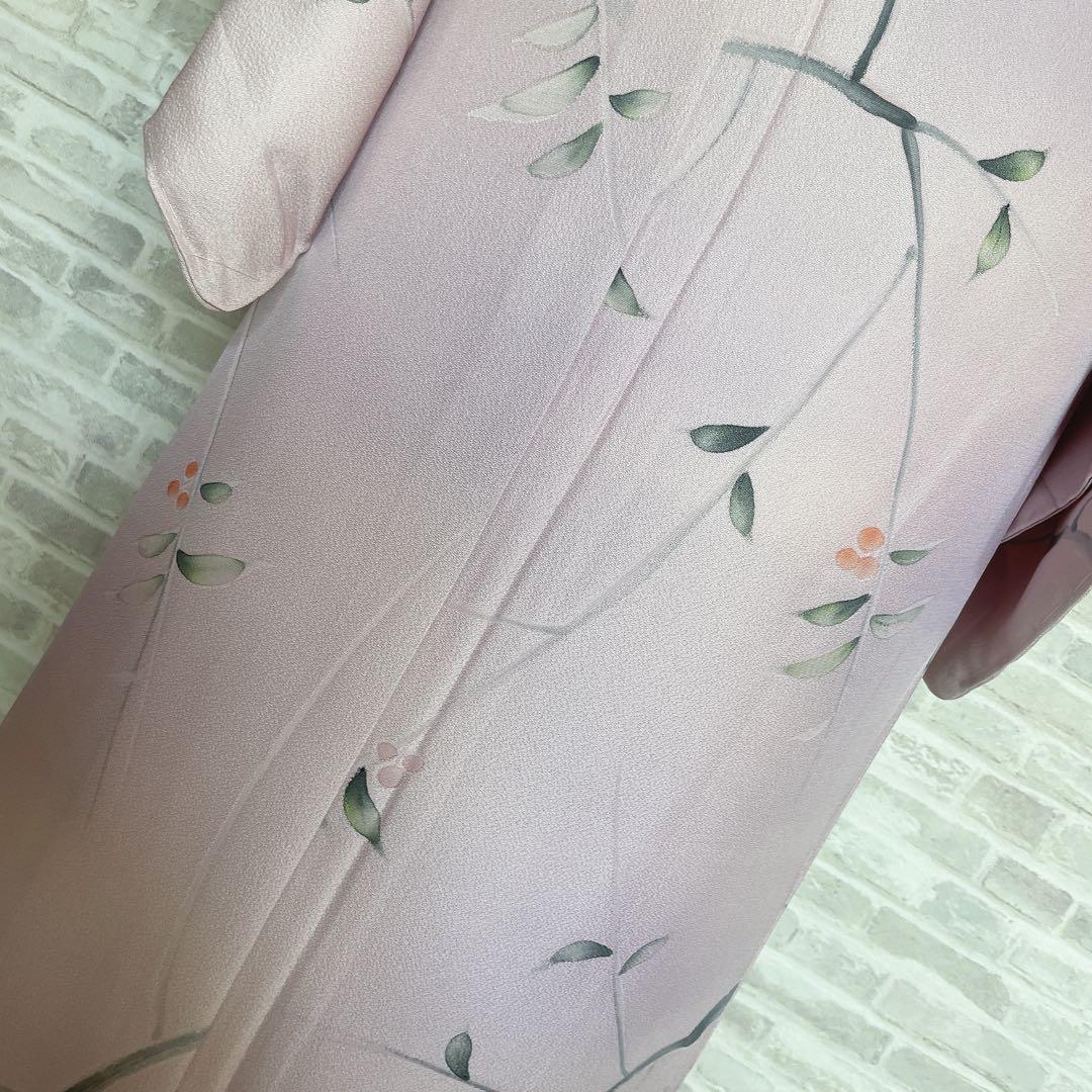 小紋　フルセット　実　枝葉　可愛らしい　お出掛け　お散歩　着物　P2